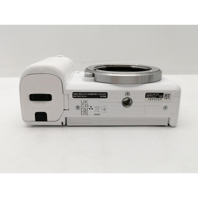 【中古】SONY VLOGCAM ZV-E10Y ダブルズームレンズキット ホワイト VLOGCAM ZV-E10Y(W)【新宿2】保証期間１ヶ月【ランクA】の画像