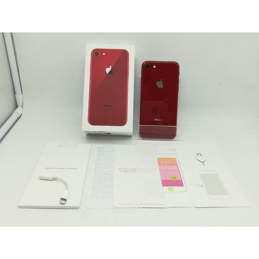 中古】Apple 国内版 【SIMフリー】 iPhone 8 64GB (PRODUCT)RED 