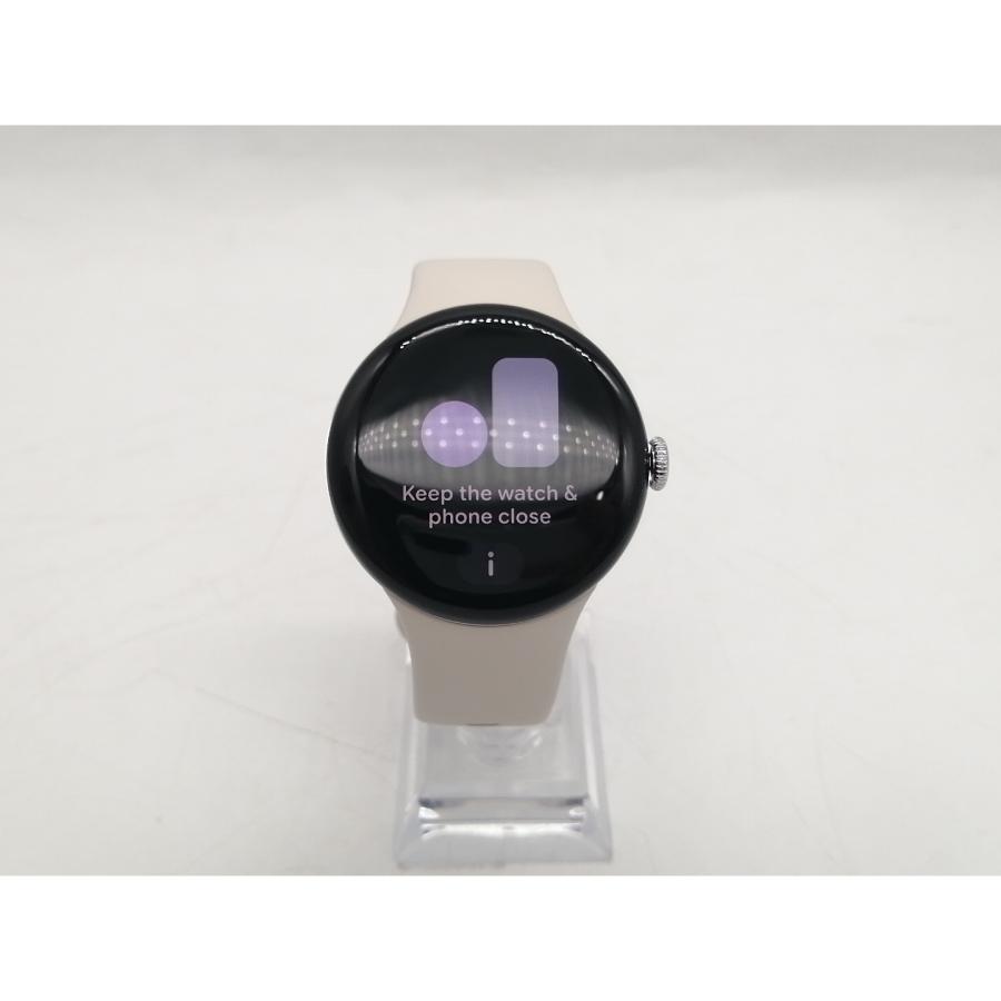 中古】Google Pixel Watch4 LTEモデル 41mm Polished Silver アルミ 