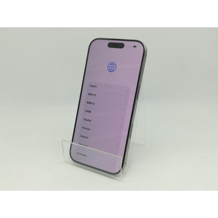 【中古】Apple 国内版 【SIMフリー】 iPhone 16 Pro 128GB ナチュラルチタニウム MYMY3J/A【ECセンター】保証期間１ヶ月【ランクA】の画像