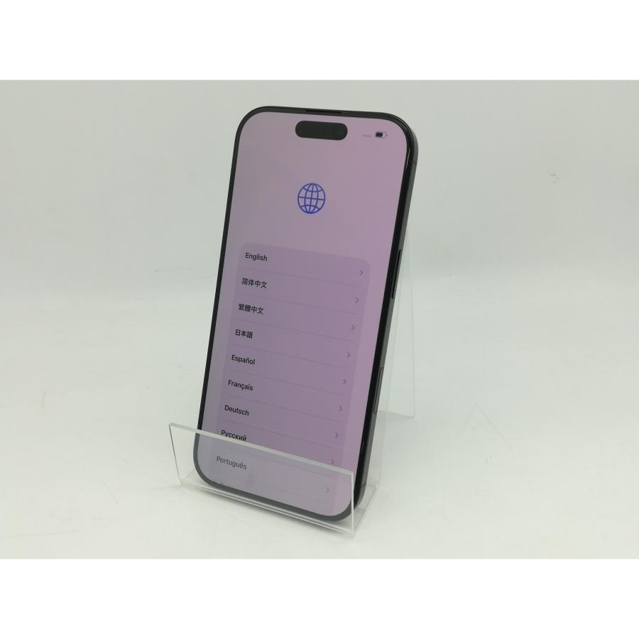 【中古】【赤ロム保証あり】Apple au 【SIMフリー】 iPhone 16 Pro 512GB ブラックチタニウム MYN43J/A【戸塚】保証期間１ヶ月【ランクA】の画像