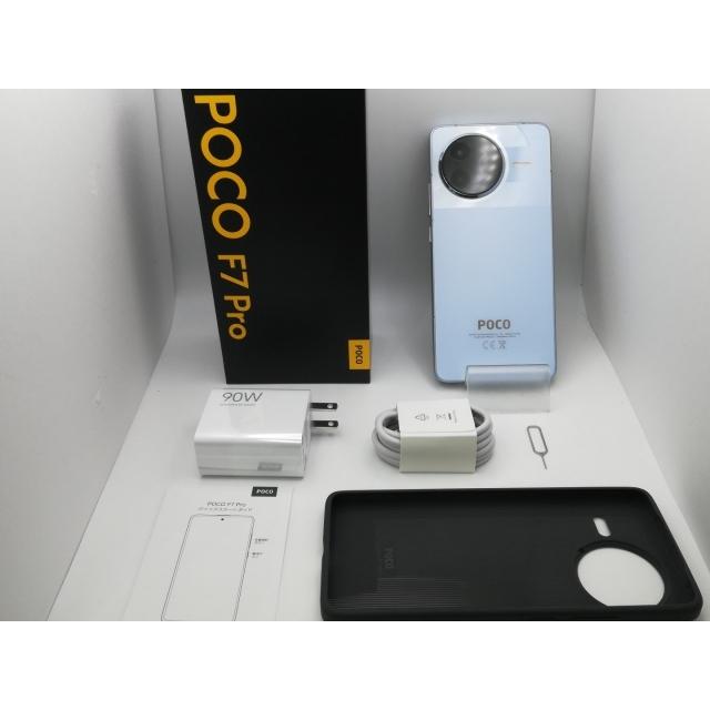 【中古】Xiaomi 国内版 【SIMフリー】 Poco F7 Pro ブルー 12GB 256GB【新橋烏森通り】保証期間１ヶ月【ランクA】の画像