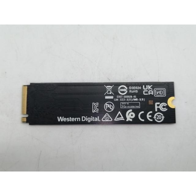 中古】W.D. WD Blue SN580 NVMe WDS200T3B0E 2TB/M.2 2280(PCIe4.0