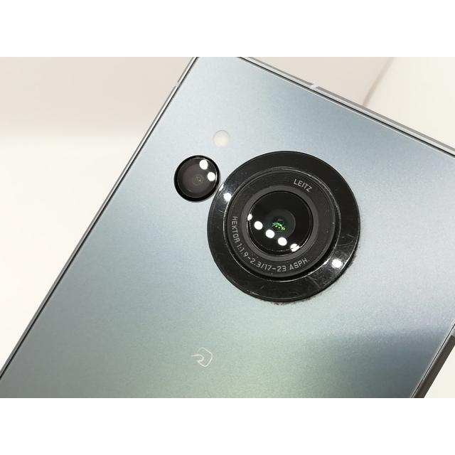 中古】SHARP docomo 【SIMフリー】 AQUOS R8 ブルー 8GB 256GB SH-52D