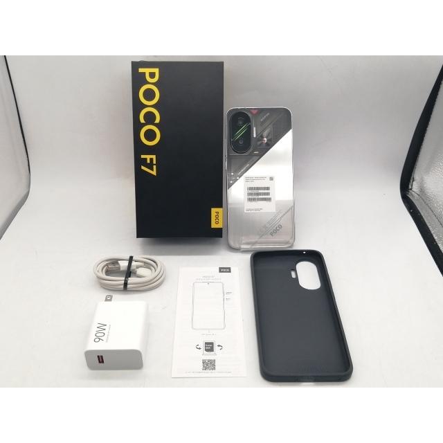 中古】Xiaomi 国内版 【SIMフリー】 Poco F7 シルバー 12GB 256GB