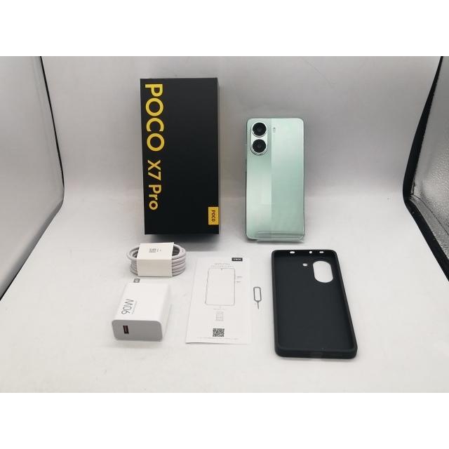 中古】Xiaomi 国内版 【SIMフリー】 Poco X7 Pro グリーン 12GB 512GB