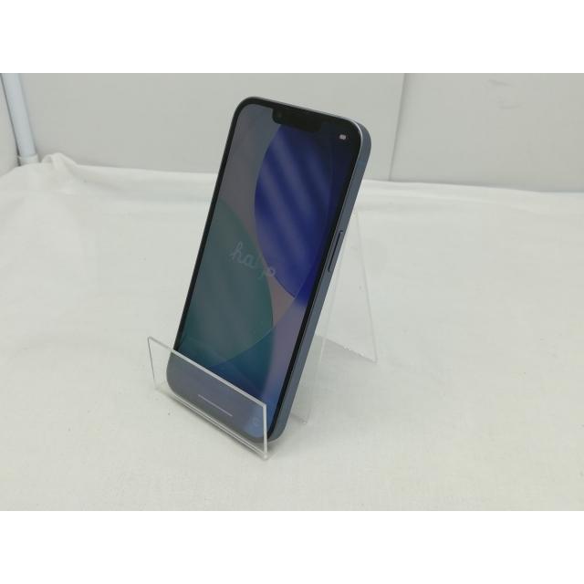 【中古】Apple au 【SIMフリー】 iPhone 14 512GB ブルー MPXM3J/A【川崎】保証期間１週間【ランクC】の画像