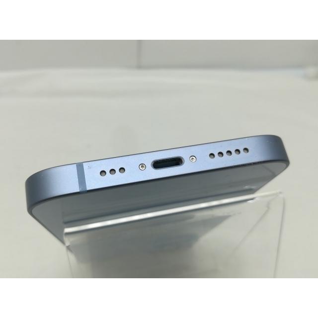 【中古】Apple au 【SIMフリー】 iPhone 14 512GB ブルー MPXM3J/A【川崎】保証期間１週間【ランクC】の画像