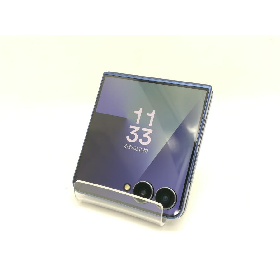 【中古】SAMSUNG au 【SIMフリー】 Galaxy Z Flip7 ブルーシャドウ 12GB 256GB SCG35【町田】保証期間１ヶ月【ランクA】の画像