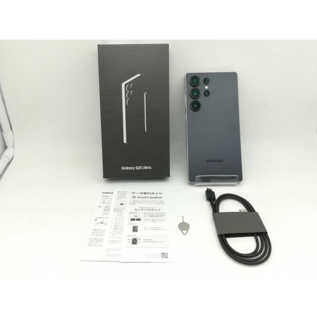 【中古】SAMSUNG 国内版 【SIMフリー】 Galaxy S25 Ultra チタニウムブラック 12GB 256GB SM-S938Q【新橋烏森通り】保証期間１ヶ月【ランクA】の画像