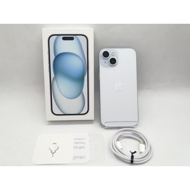 【中古】Apple 国内版 【SIMフリー】 iPhone 15 256GB ブルー MTMR3J/A【町田】保証期間１ヶ月【ランクA】の画像