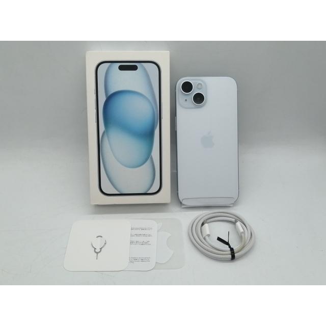【中古】Apple 国内版 【SIMフリー】 iPhone 15 256GB ブルー MTMR3J/A【町田】保証期間１ヶ月【ランクA】の画像