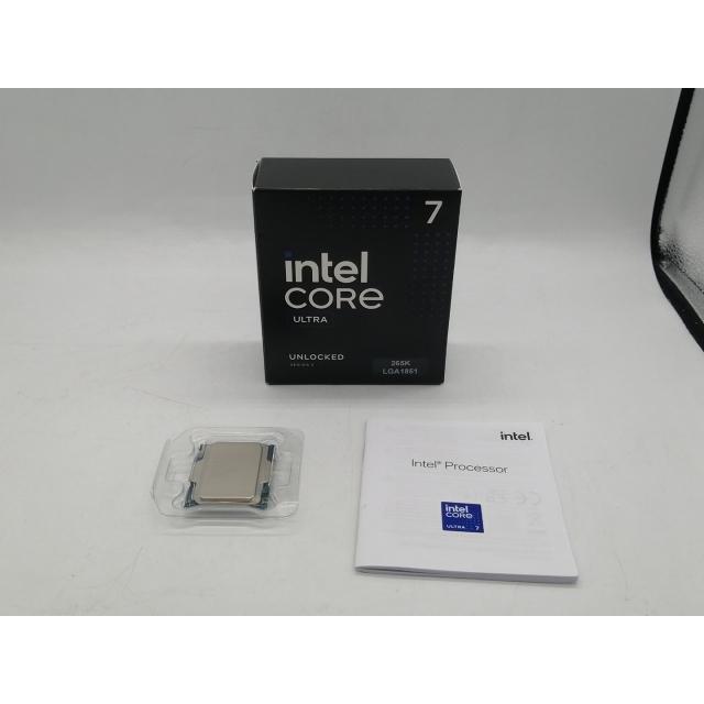 【中古】Intel Core Ultra 7 265K(3.9GHz) Box LGA1851/20C(P:8C/E:12C)/20T/L3 30M/Intel Graphics/PBP125W【町田】言いはなつ継続期間１週