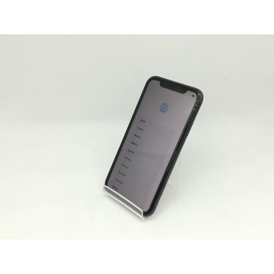 中古】Apple au 【SIMロック解除済み】 iPhone 11 128GB ブラック