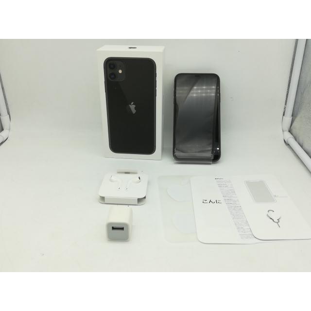 中古】Apple au 【SIMロック解除済み】 iPhone 11 128GB ブラック