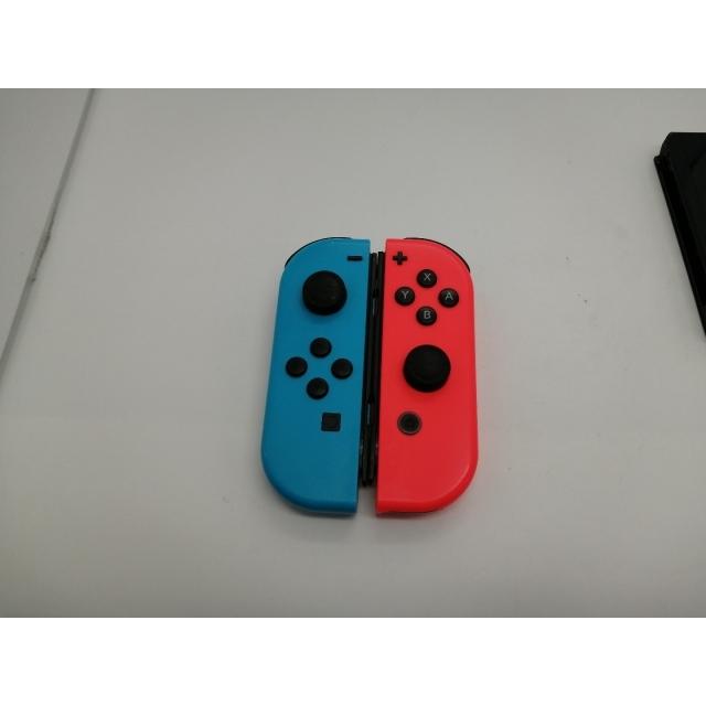 中古】Nintendo Switch 本体 Joy-Con(L) ネオンブルー/(R) ネオン