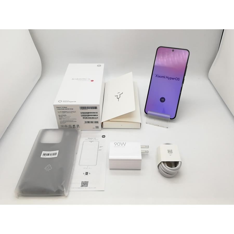 中古】Xiaomi 【SIMフリー】 Xiaomi 15 ブラック 12GB 256GB【アリオ