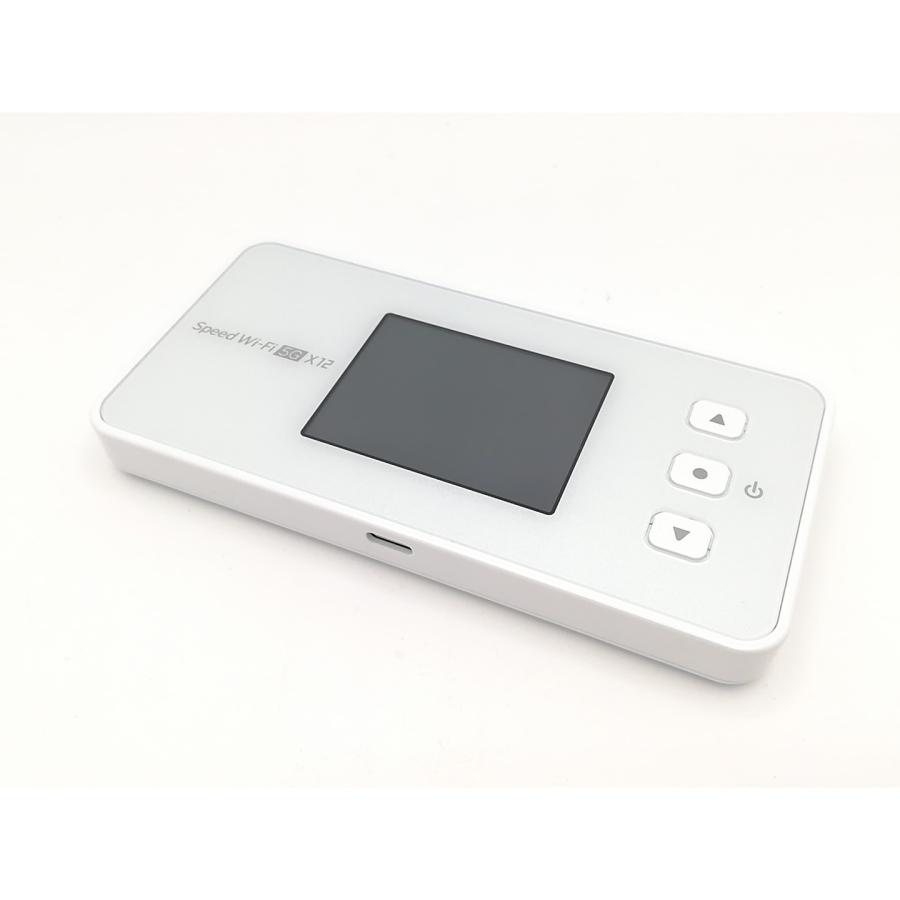 NEC Speed Wi-Fi 5G×12 NAR03 アイスホワイト 中古】NEC UQmobile 【SIMフリー】 Speed Wi-Fi 5G X12 NAR03 アイス
