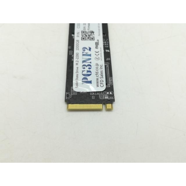 中古】CFD PG3NF2(CSSD-M2B1TPG3NF2) 1TB/M.2 2280(PCIe4.0 NVMe)/TLC