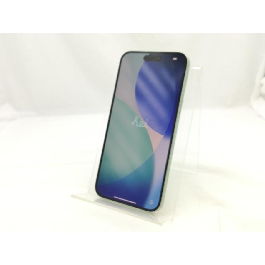 中古】Apple 国内版 【SIMフリー】 iPhone 15 Plus 256GB グリーン