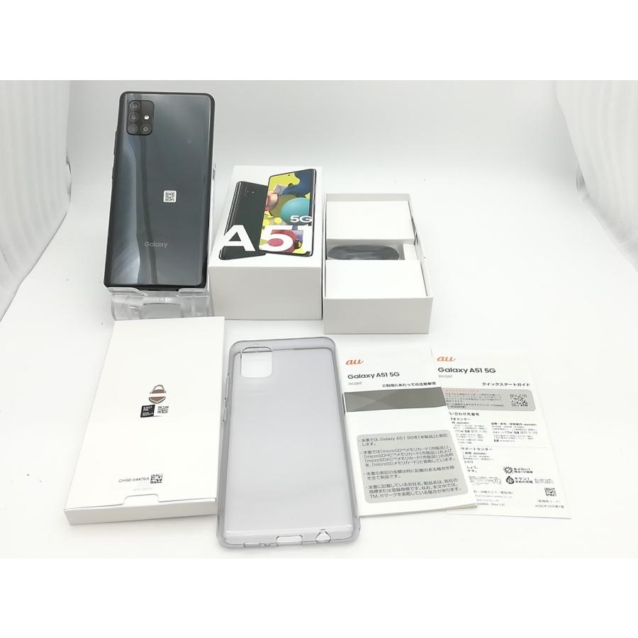 中古】SAMSUNG au 【SIMロック解除済み】 Galaxy A51 5G プリズム 