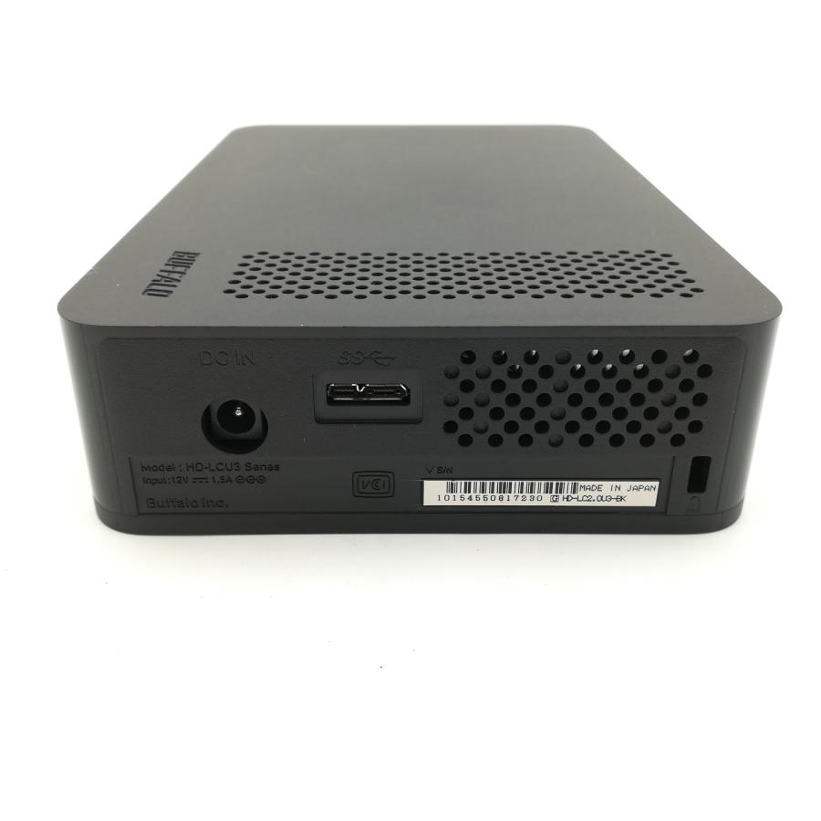 中古】BUFFALO DriveStation HD-LC2.0U3-BK【2TB】 USB3.0【三宮