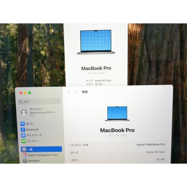 中古】Apple MacBook Pro 16インチ M2 Max(CPU:12C/GPU:38C) 32GB/1TB