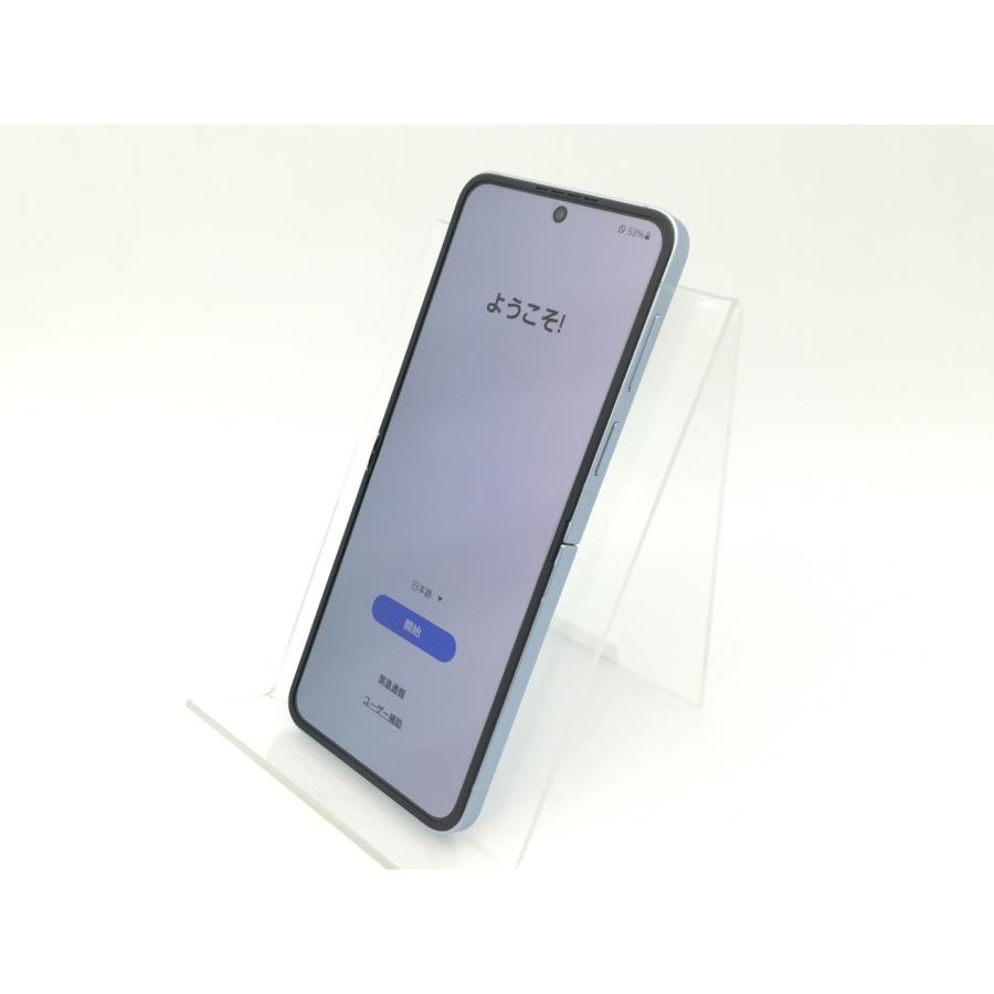 中古】SAMSUNG docomo 【SIMフリー】 Galaxy Z Flip6 ブルー 12GB
