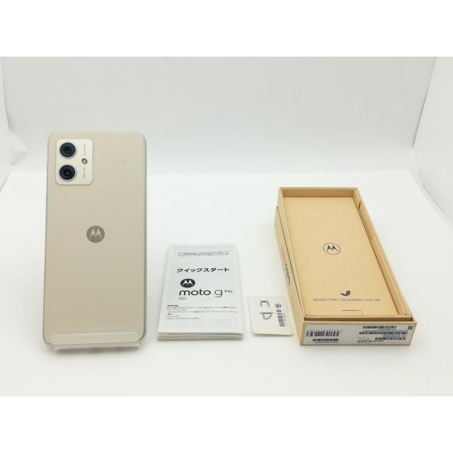 中古】MOTOROLA ymobile 【SIMフリー】 moto g64y 5G バニラクリーム 