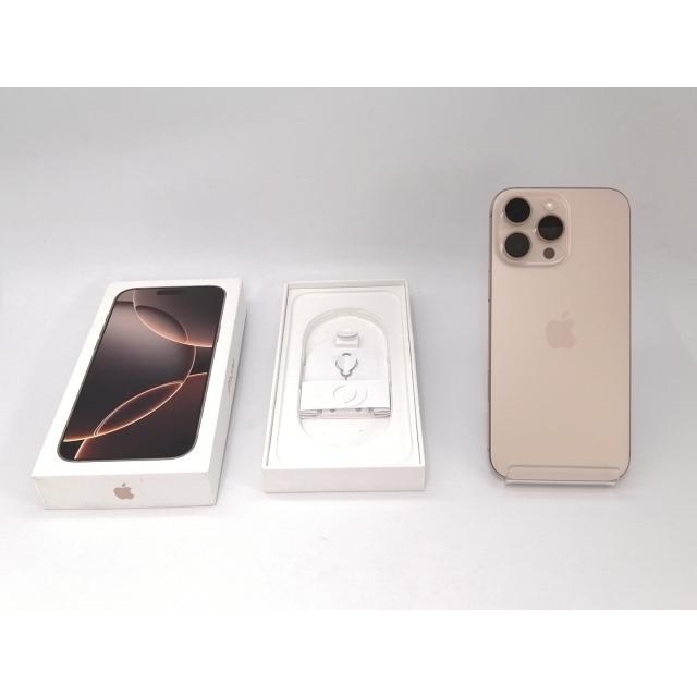 中古】Apple 国内版 【SIMフリー】 iPhone 16 Pro Max 256GB デザート