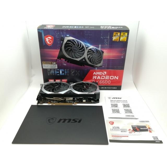中古】MSI Radeon RX 6600 MECH 2X 8G RX6600/8GB(GDDR6)/PCI-E【三宮