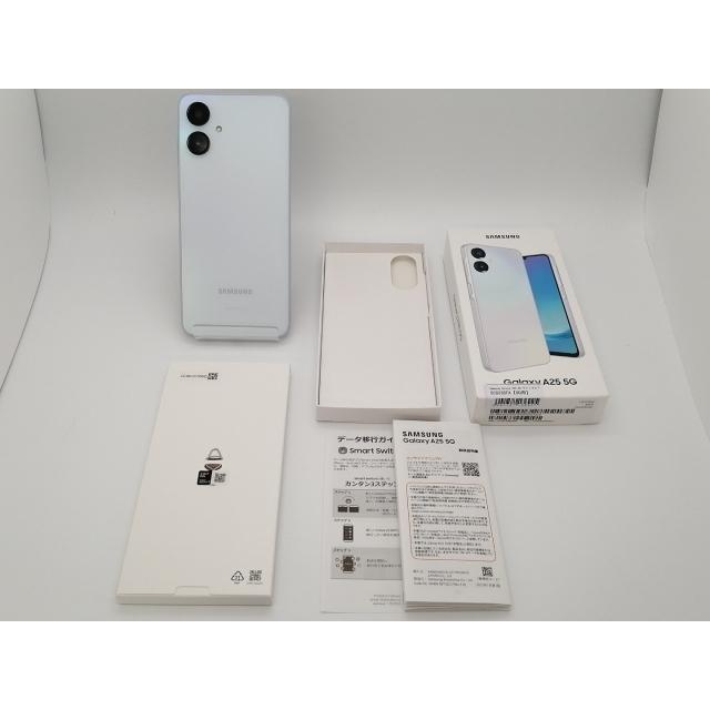 中古】SAMSUNG UQmobile 【SIMフリー】 Galaxy A25 5G ライトブルー