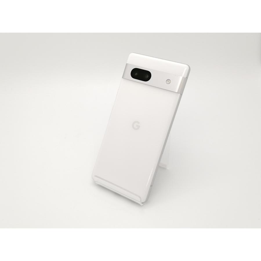 中古】Google au 【SIMフリー】 Pixel 7a スノー 8GB 128GB