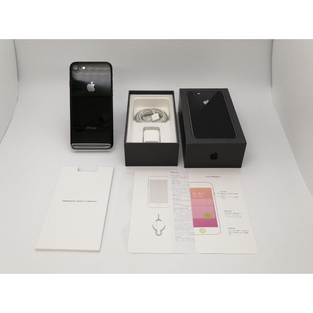 中古】Apple au 【SIMロック解除済み】 iPhone 8 64GB スペースグレイ