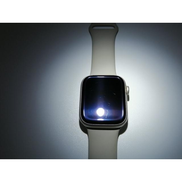 中古】Apple Apple Watch Series7 45mm Cellular スターライトアルミ 