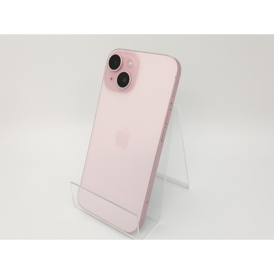 中古】Apple au 【SIMフリー】 iPhone 15 128GB ピンク MTMJ3J/A【博多