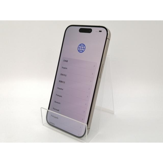 中古】Apple 国内版 【SIMフリー】 iPhone 15 Pro 256GB ナチュラル