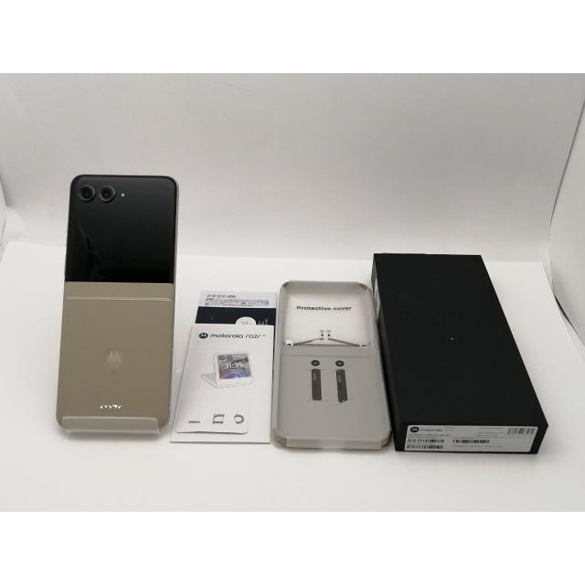 【新品】Motorola razr 50 サンドクリーム SIMフリー 未開封 新品未開封] SIMフリー モトローラ Motorola razr 50 サンドクリーム