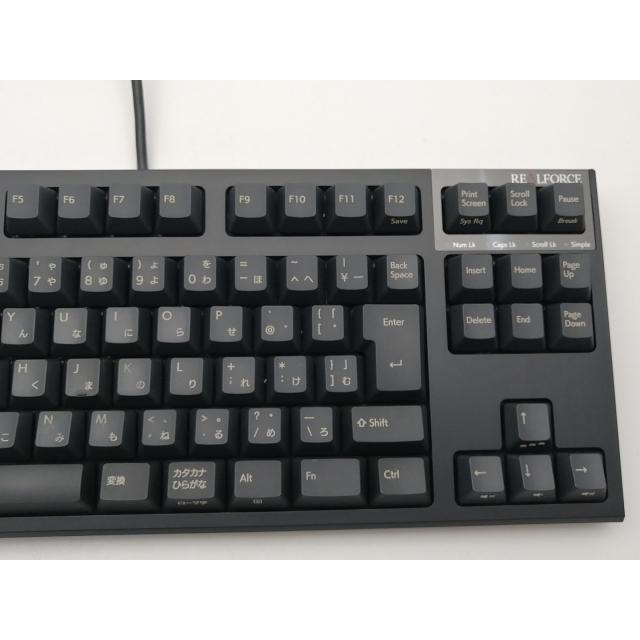 中古】東プレ REALFORCE R3S R3SC11 [有線/テンキーレス/日本語配列