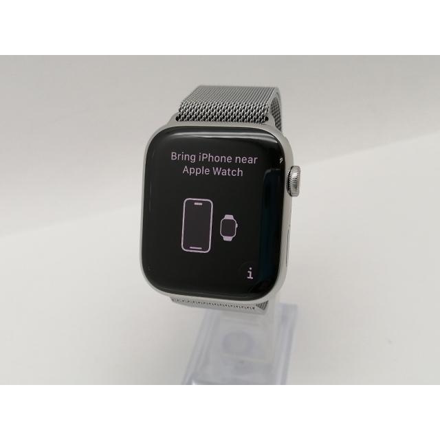 中古】Apple Watch Series8 45mm Cellular シルバーステンレススチール