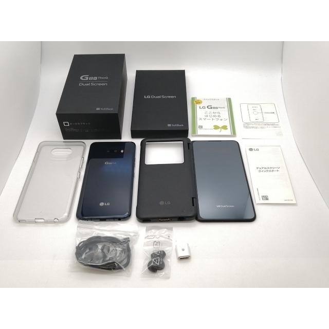中古】 LG G8X ThinQ SIMフリー 本体 901LG 黒 訳アリ Android 10
