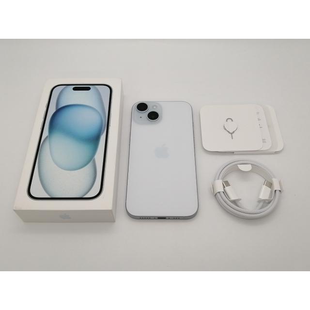 中古】Apple 国内版 【SIMフリー】 iPhone 15 128GB ブルー MTML3J/A