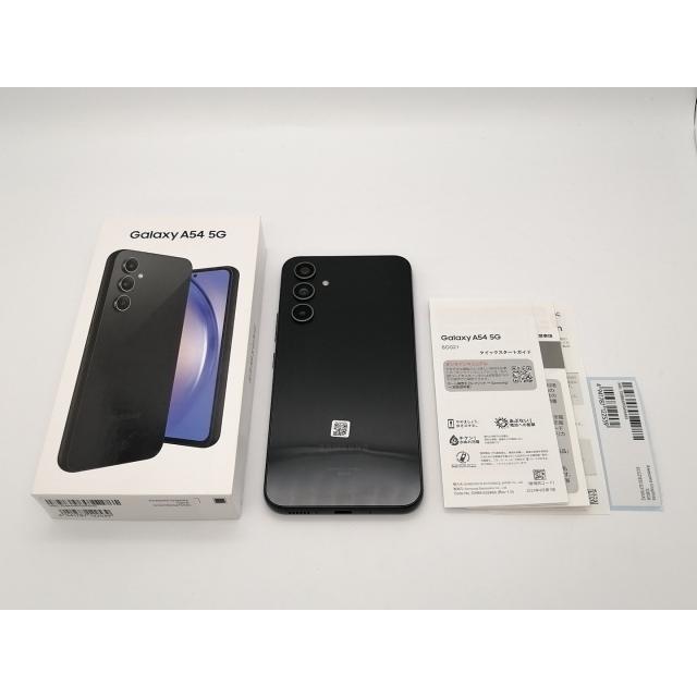 中古】SAMSUNG au 【SIMフリー】 Galaxy A54 5G オーサムグラファイト