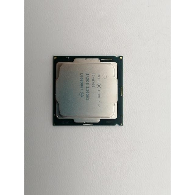 CPU Intel Core i7 8700 中古品×２個 中古】Intel Core i7-8700 (3.2GHz/TB:4.6GHz) bulk LGA1151/6C/12T/L3