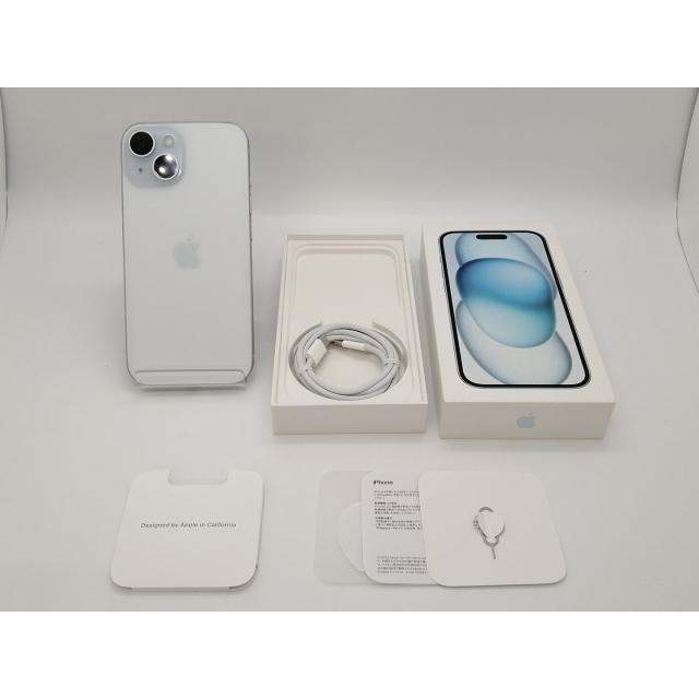 中古】Apple 国内版 【SIMフリー】 iPhone 15 128GB ブルー MTML3J/A