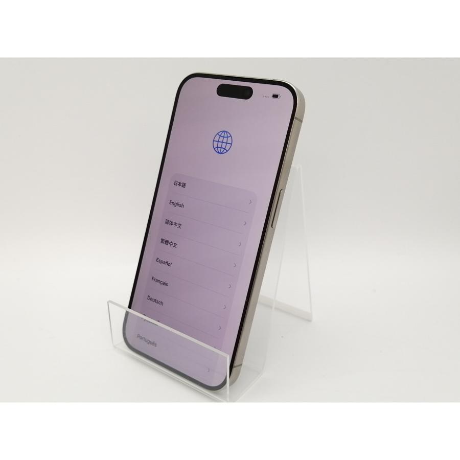 【中古】Apple 国内版 【SIMフリー】 iPhone 15 Pro 256GB ナチュラルチタニウム MTUF3J/A【神戸】保証期間１ヶ月【ランクA】の画像