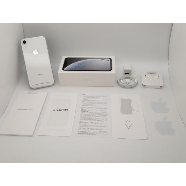中古】Apple au 【SIMロック解除済み】 iPhone XR 64GB ホワイト