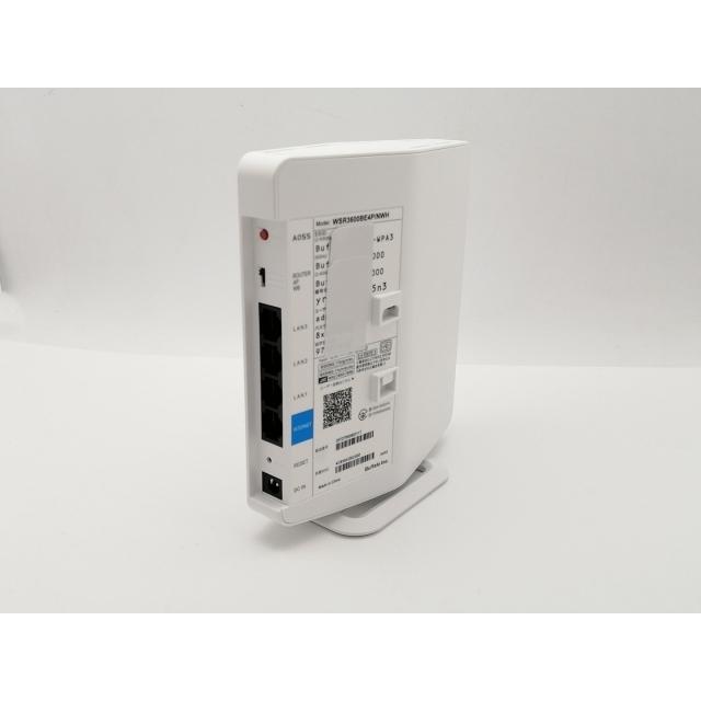 中古】BUFFALO AirStation WSR3600BE4P/NWH [ホワイト] Wi-Fi7(11be