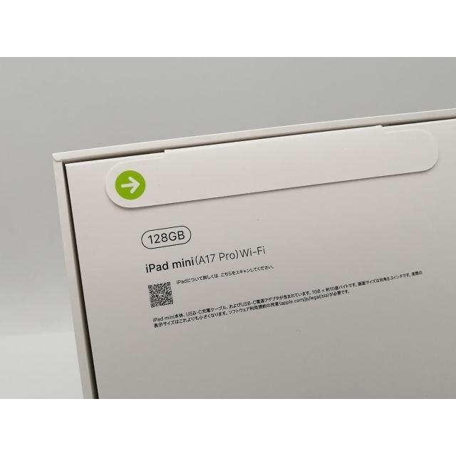 未使用】Apple 【Wi-Fi】 iPad mini（A17Pro/2024） 128GB スペース