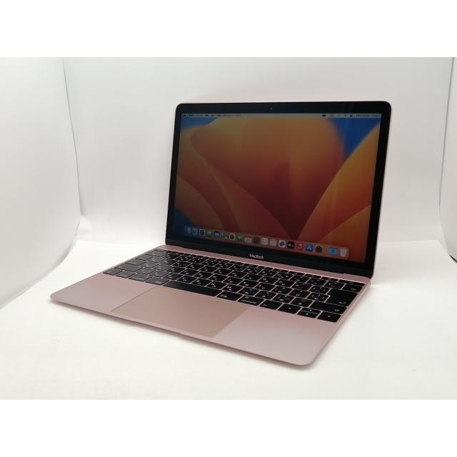 中古】Apple MacBook 12インチ CoreM3:1.2GHz 256GB ローズゴールド